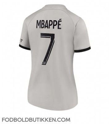 Paris Saint-Germain Kylian Mbappe #7 Udebanetrøje Dame 2022-23 Kortærmet